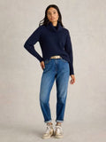 WHITESTUFF LOVELY RIBBED JUMPER FRENCH NAVY