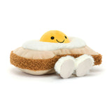 JELLYCAT AMUSEABLES EGGLANTINE EGG ON TOAST A2EGGT