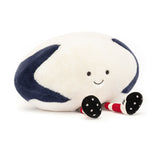 JELLYCAT AMUSEABLE SPORTS RUGBY BALL AS2R